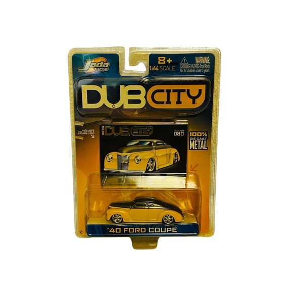 Jada Dub City 1940 Ford Coupe 1:64 Yellow - Picture 3 of 9
